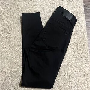 Madewell 9 Inch Mid-Rise Black Skinny Jeans